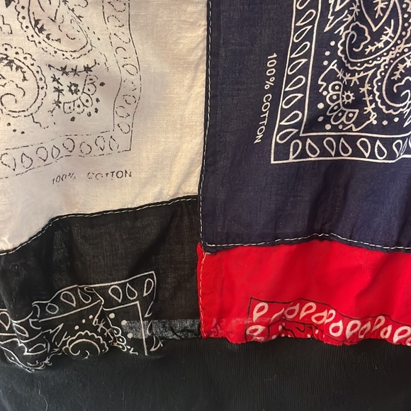 RP 4 LF handmade patchwork vintage bandana cotton bomber jacket small - Picture 6 of 8